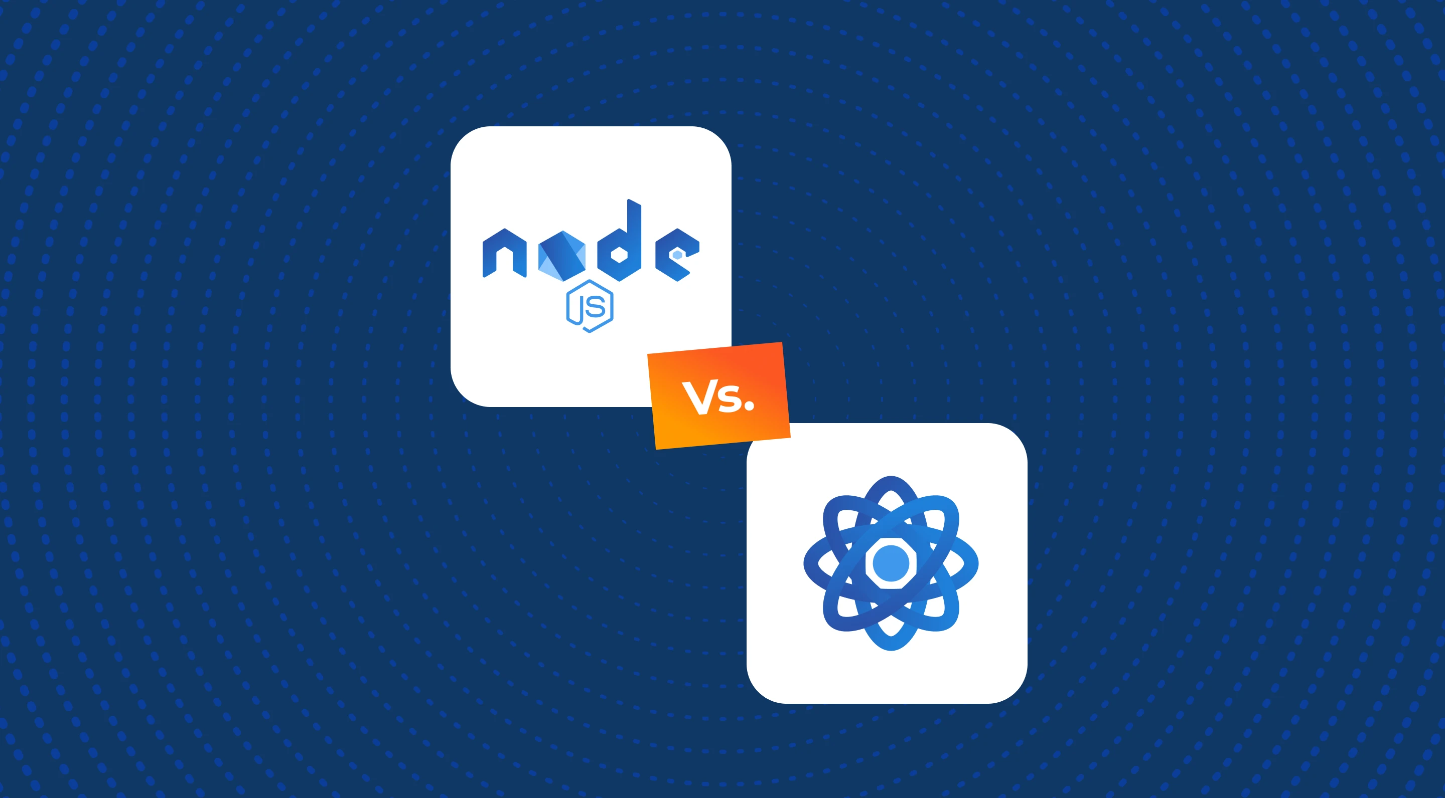 Node.js vs React